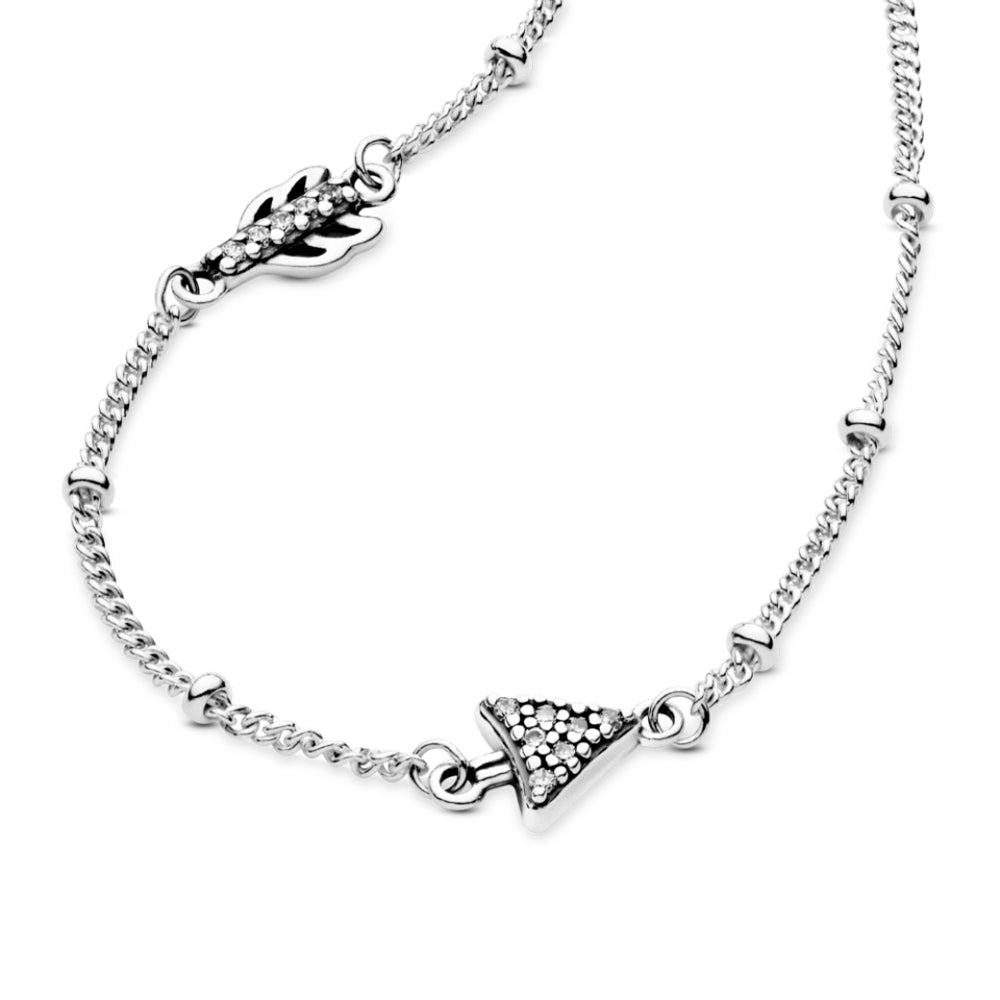 Collar Con Colgante ángel Elli - Plata 925, Cristales Rosa, Bañado Oro Rosado - Para Mujer