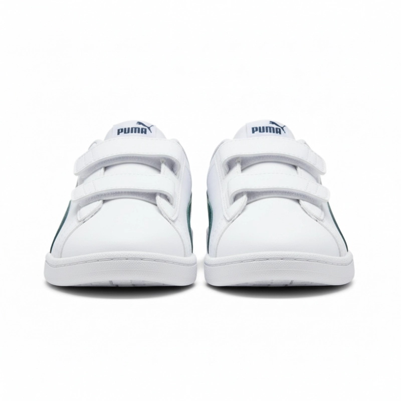 ZAPATILLAS NIÑO PUMA BLANCO UP V PS 373602 30 ORIGINAL TALLA 31 - 2