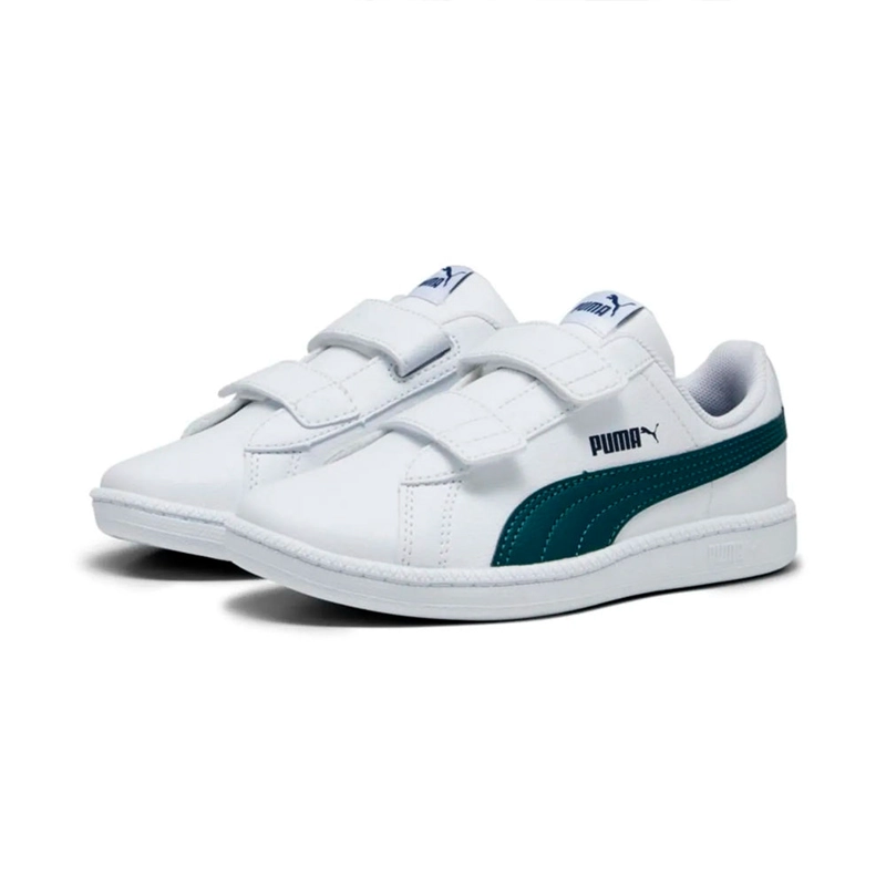 ZAPATILLAS NIÑO PUMA BLANCO UP V PS 373602 30 ORIGINAL TALLA 31 - 6
