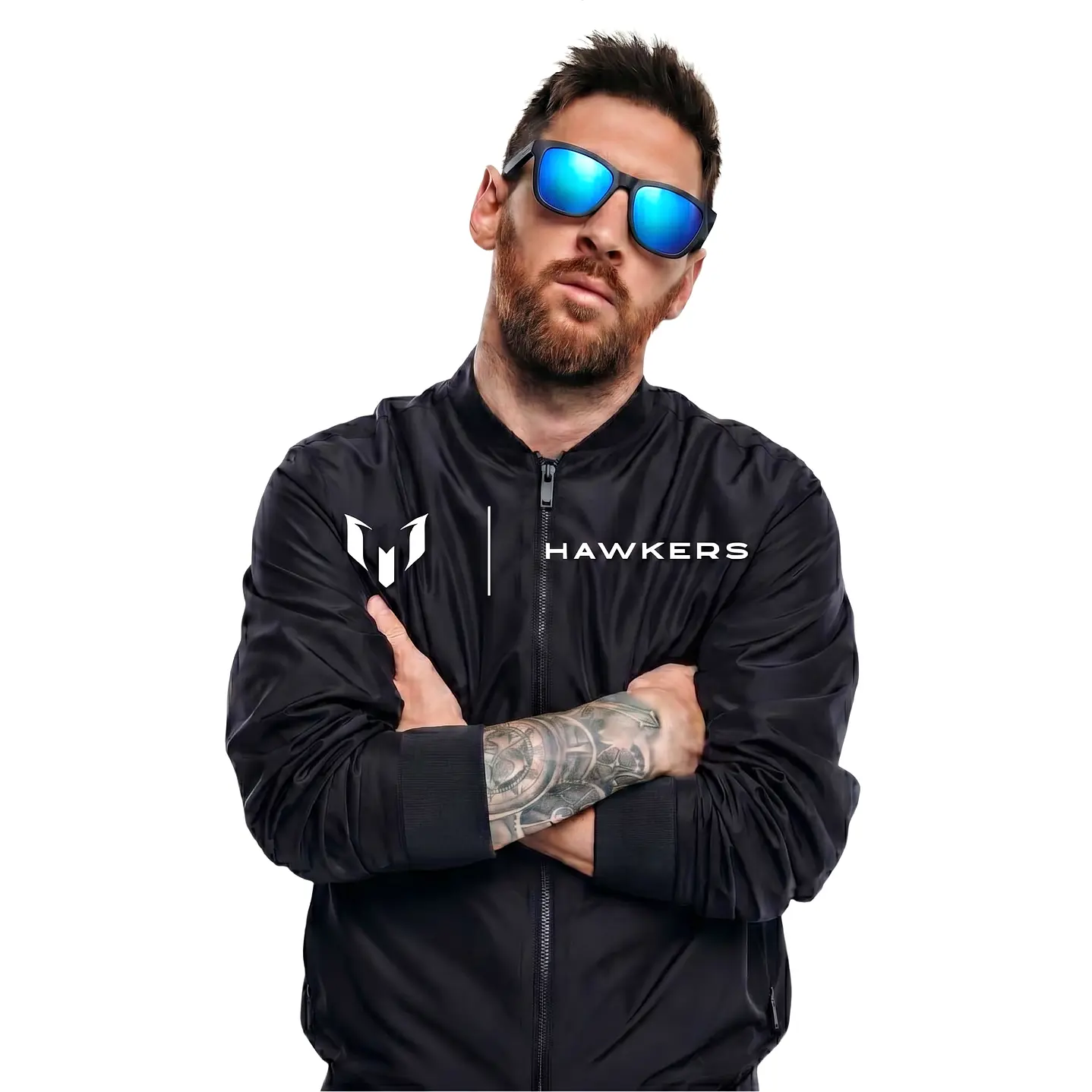 LENTES DE SOL HAWKERS ONE RAW HONR21BLT0 NEGRO AZUL ESPEJADO TALLA 54MM - LOAIZAR.PE - 2