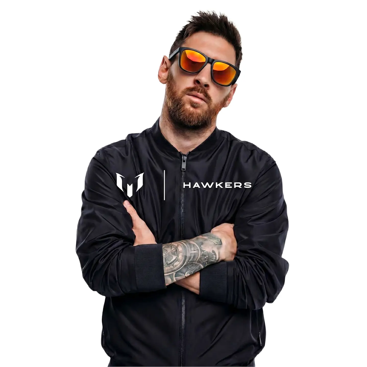LENTES DE SOL HAWKERS ONE RAW HONR22BOT0 NEGRO NARANJA ESPEJADO TALLA 54MM - LOAIZAR.PE - 2