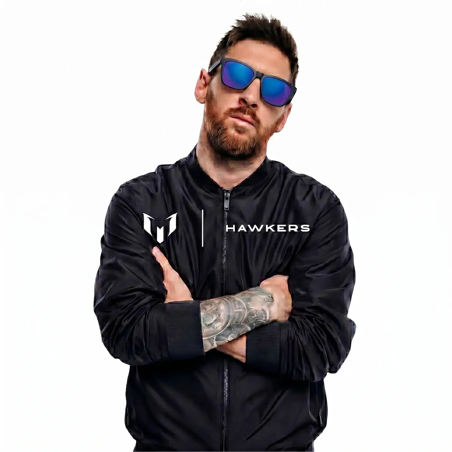 LENTES DE SOL HAWKERS ONE RAW HONR21QLT0 NEGRO AZUL ESPEJADO TALLA 54MM - LOAIZAR.PE - 2