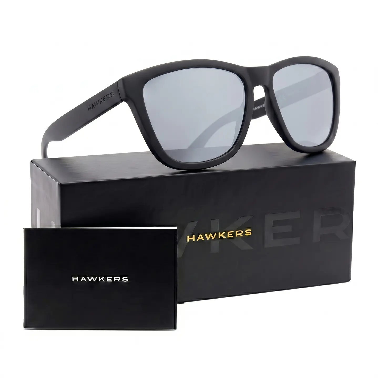 LENTES DE SOL HAWKERS ONE O18TR50 NEGRO MATE GRIS ESPEJADO TALLA 54MM - LOAIZAR.PE - 1