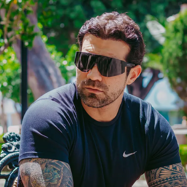 LENTES DE SOL DEPORTIVO POLARIZADO HAWKERS LYNX BIG BLACK SMOKE FLASH HLYB25BST0 - LOAIZAR.PE - 3