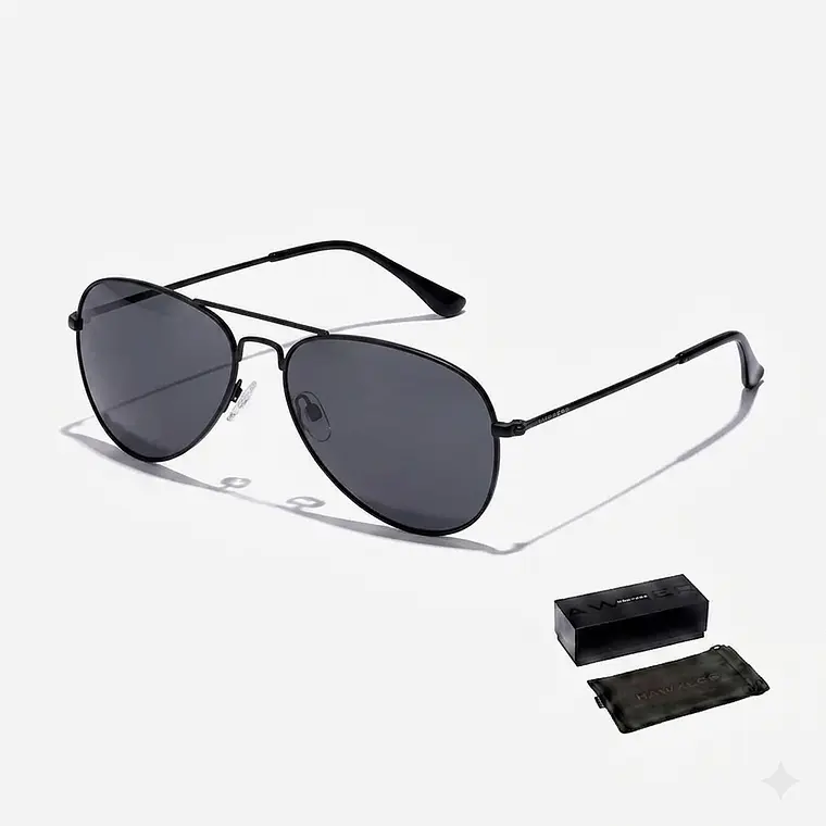 LENTES DE SOL POLARIZADO HAWKERS HAWK BLACK GREY HHAW22BGMP - TALLA 61MM - LOAIZAR.PE - 1