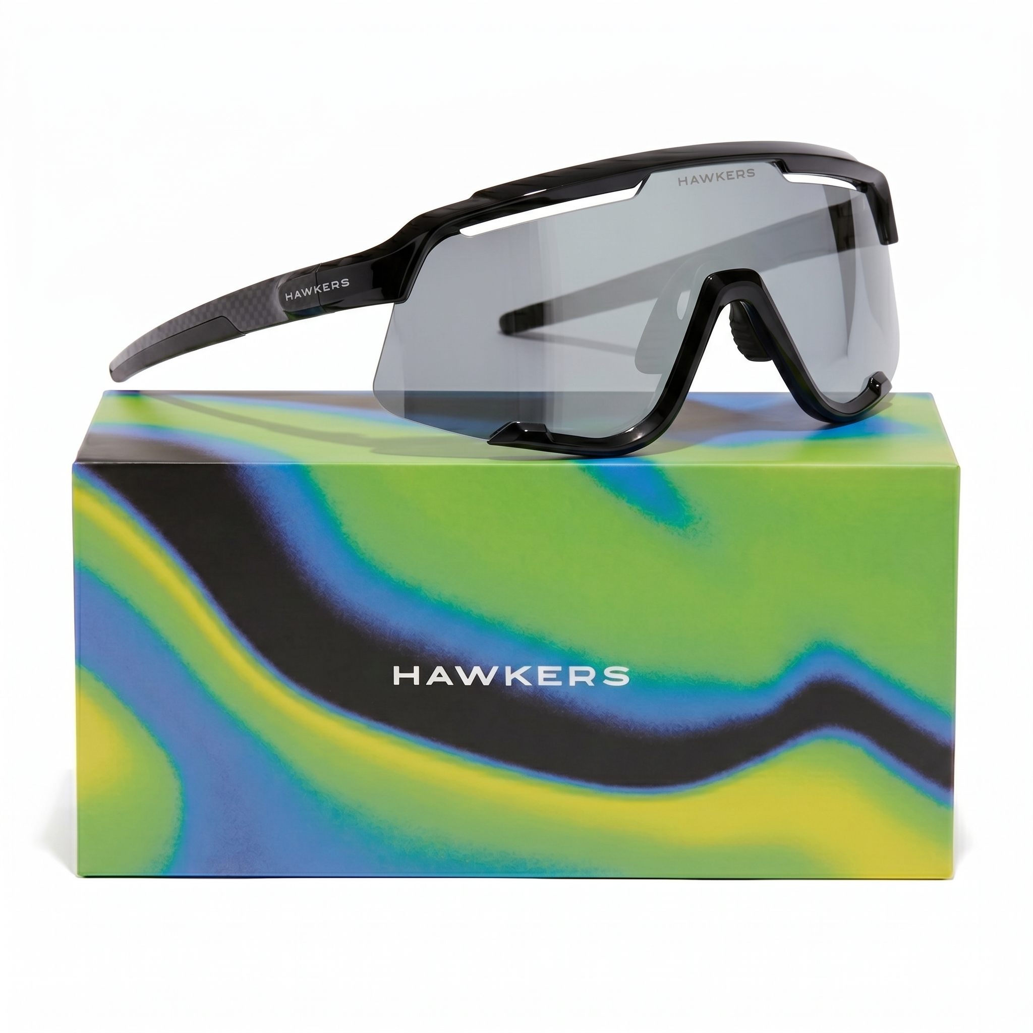 LENTES DE SOL DEPORTIVO HAWKERS POWER BLACK CHROME HPOW24BST0  - LOAIZAR.PE - 1