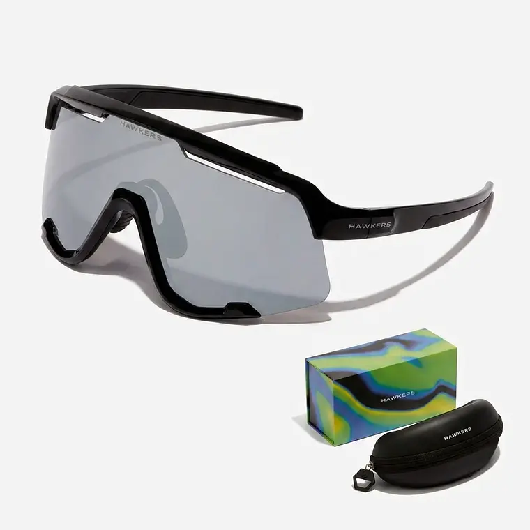 LENTES DE SOL DEPORTIVO HAWKERS POWER BLACK CHROME HPOW24BST0 - LOAIZAR.PE - 1