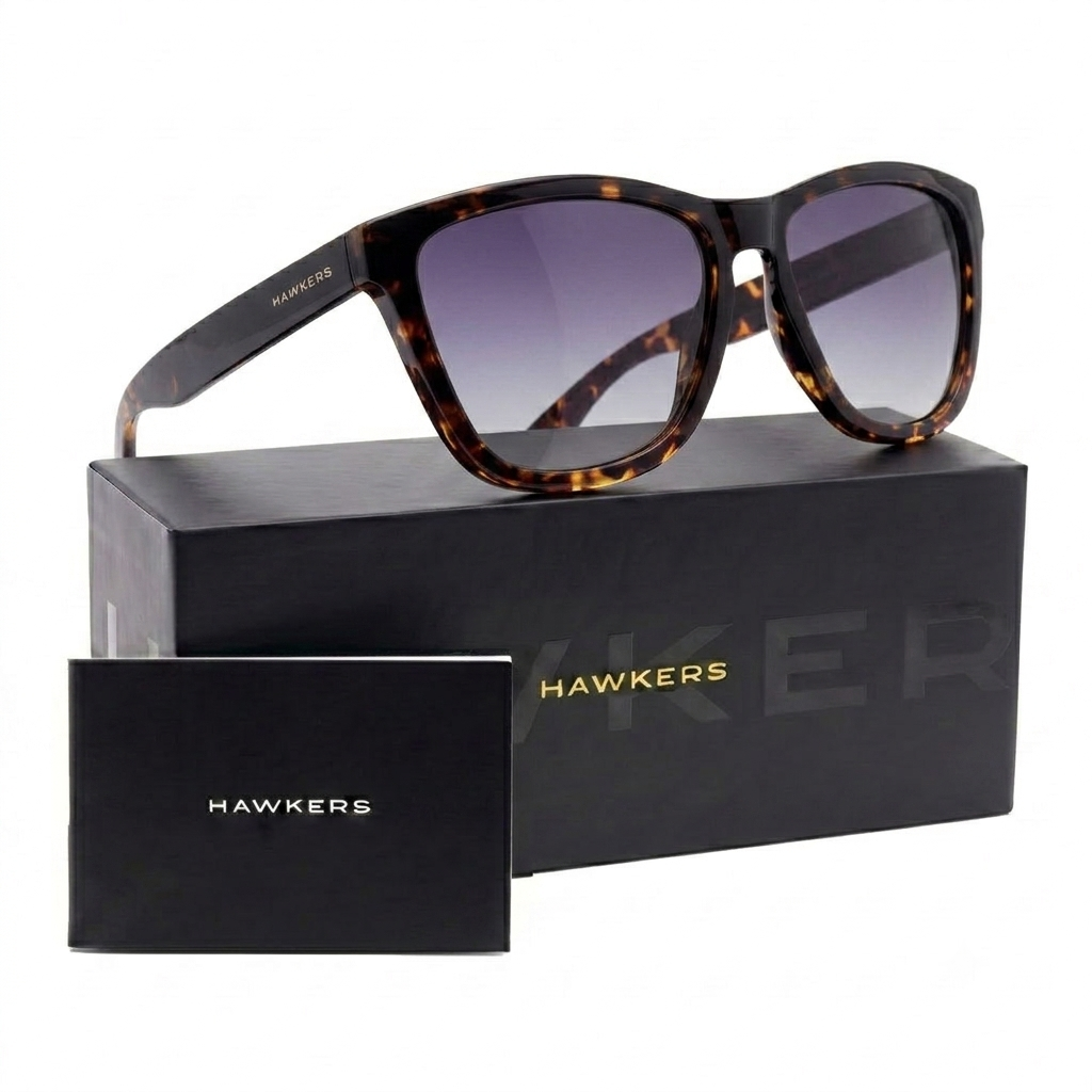 LENTES DE SOL POLARIZADO HAWKERS ONE COLT BLACK CAREY GREY HOCL22BGTP - TALLA 53MM - LOAIZAR.PE - 1