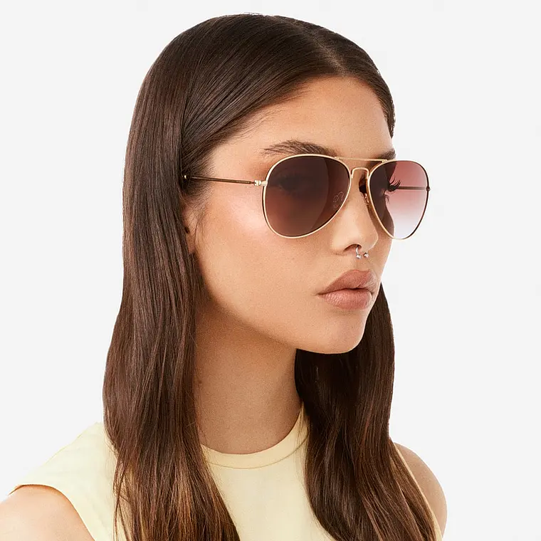 LENTES DE SOL POLARIZADO HAWKERS HAWK GOLD BROWN HHAW22DWMP - TALLA 61MM - LOAIZAR.PE - 2