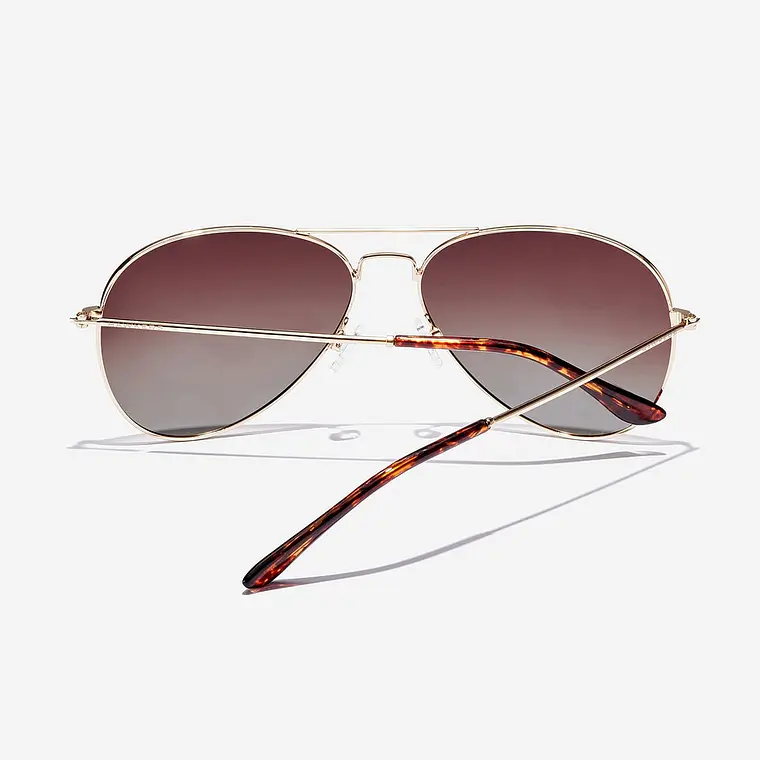 LENTES DE SOL POLARIZADO HAWKERS HAWK GOLD BROWN HHAW22DWMP - TALLA 61MM - LOAIZAR.PE - 6
