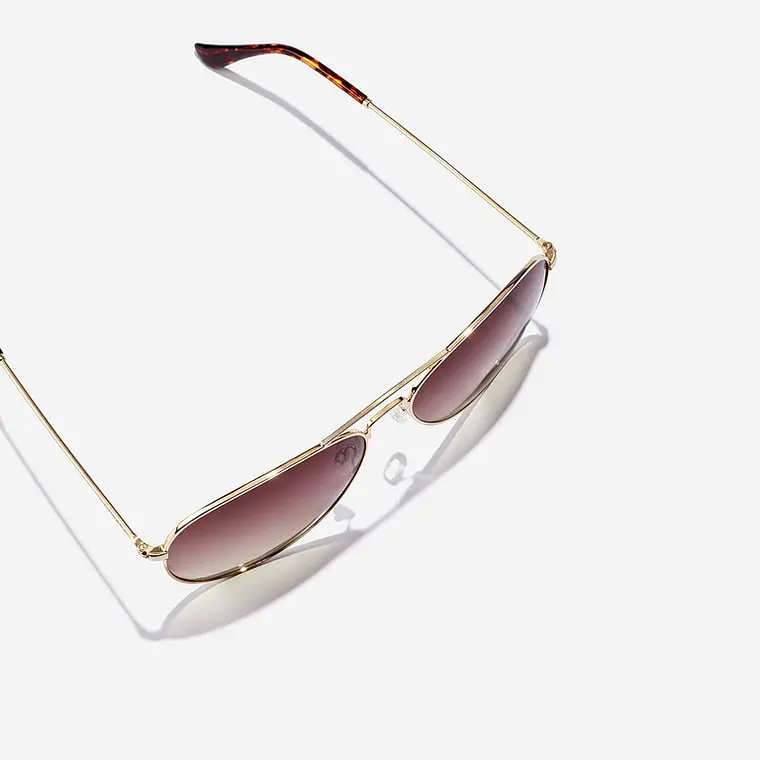 LENTES DE SOL POLARIZADO HAWKERS HAWK GOLD BROWN HHAW22DWMP - TALLA 61MM - LOAIZAR.PE - 7