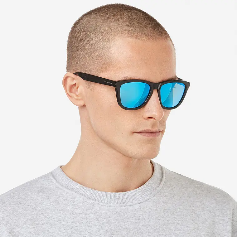 LENTES DE SOL POLARIZADO HAWKERS ONE COLT BLACK BLUE HOCL22BLTP - TALLA 53MM - LOAIZAR.PE - 3