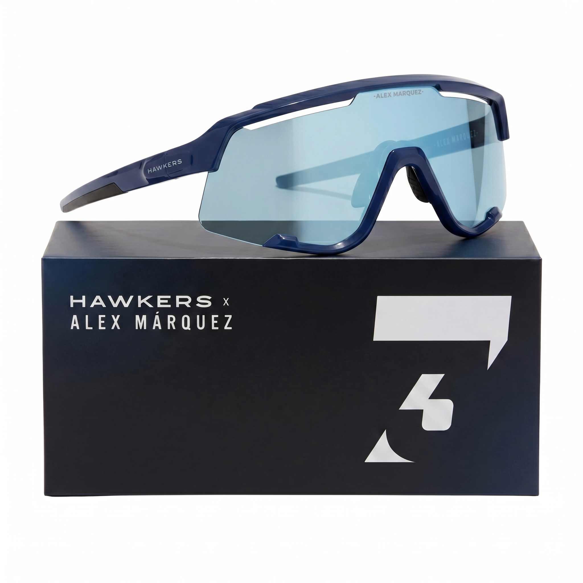 LENTES DE SOL DEPORTIVO HAWKERS X ALEX MARQUEZ POWER HPOW24LLTZ UNISEX - TALLA 52MM - LOAIZAR.PE - 1