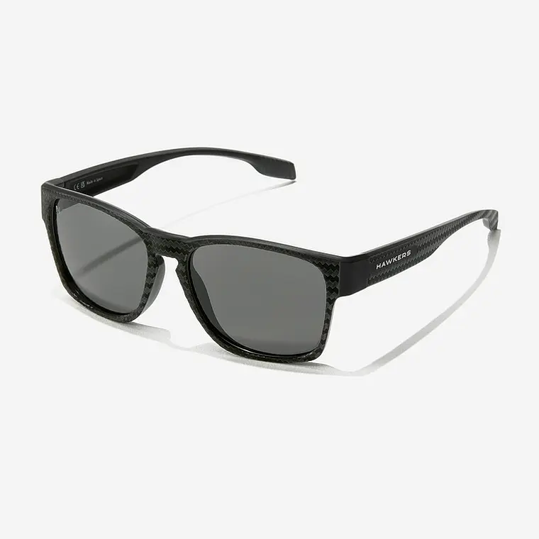 LENTES DE SOL POLARIZADO HAWKERS CORE RAW CARBON FIBER BLACK DARK HCRA25NBTP - TALLA 56MM - LOAIZAR.PE - 5
