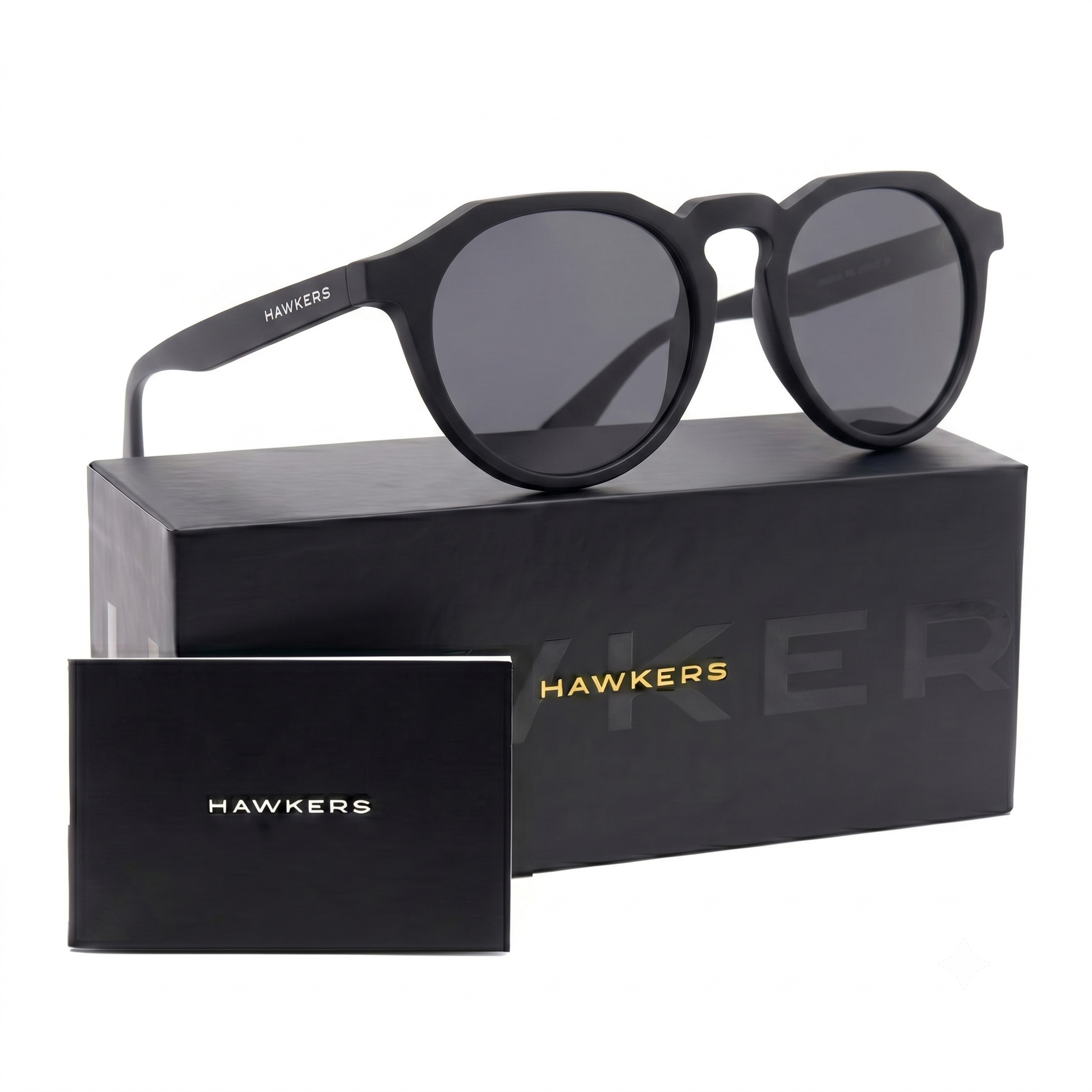 LENTES DE SOL POLARIZADO HAWKERS WARWICK RAW BLACK HWRA21BBTP - TALLA 51MM - LOAIZAR.PE - 1