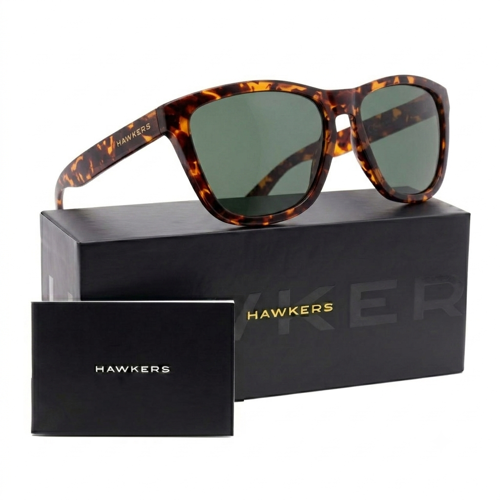 LENTES DE SOL POLARIZADO HAWKERS ONE COLT CAREY GREEN HOCL22CEТР - TALLA 53MM - LOAIZAR.PE - 1