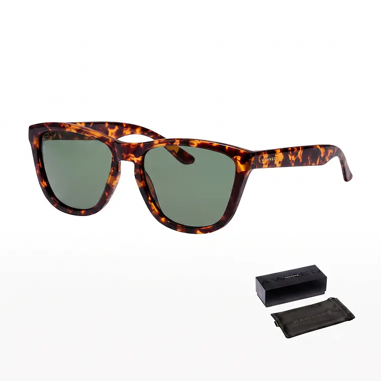 LENTES DE SOL POLARIZADO HAWKERS ONE COLT CAREY GREEN HOCL22CEТР - TALLA 53MM - LOAIZAR.PE - 1