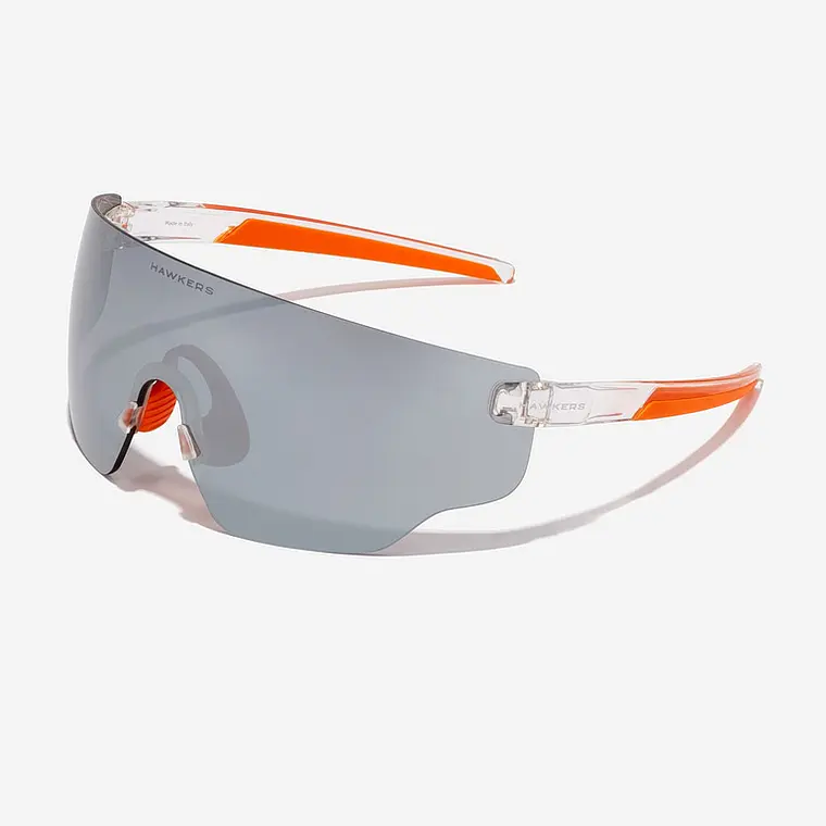 LENTES DE SOL DEPORTIVO HAWKERS SPEED TRANSPARENT CHROME HSPD24TST0 UNISEX - TALLA 45MM - LOAIZAR.PE - 4