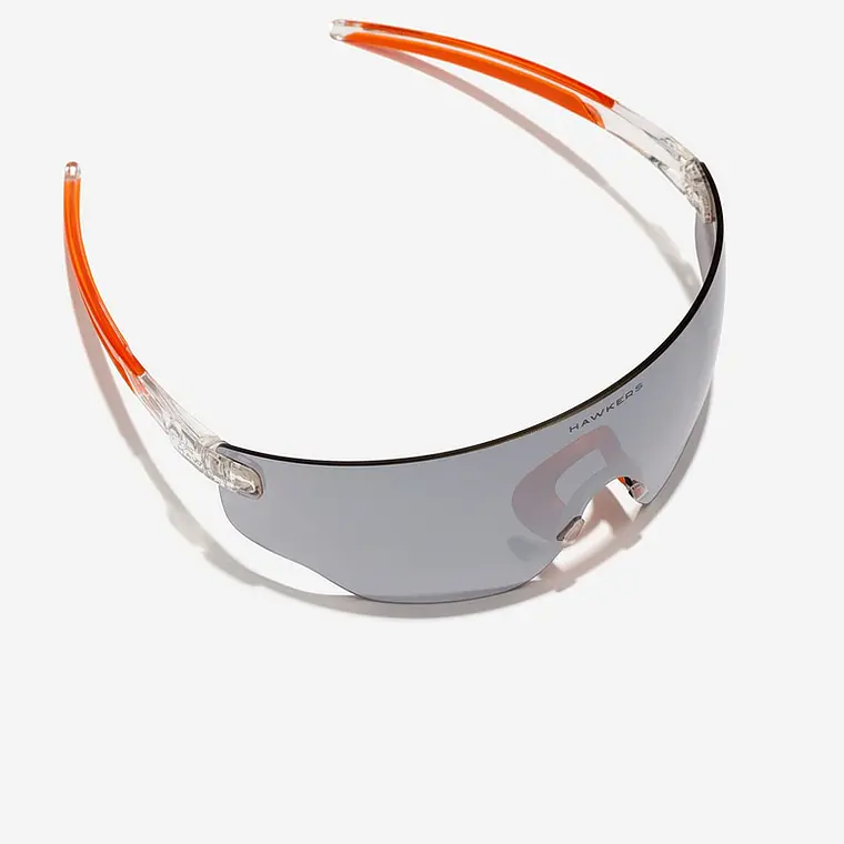 LENTES DE SOL DEPORTIVO HAWKERS SPEED TRANSPARENT CHROME HSPD24TST0 UNISEX - TALLA 45MM - LOAIZAR.PE - 6