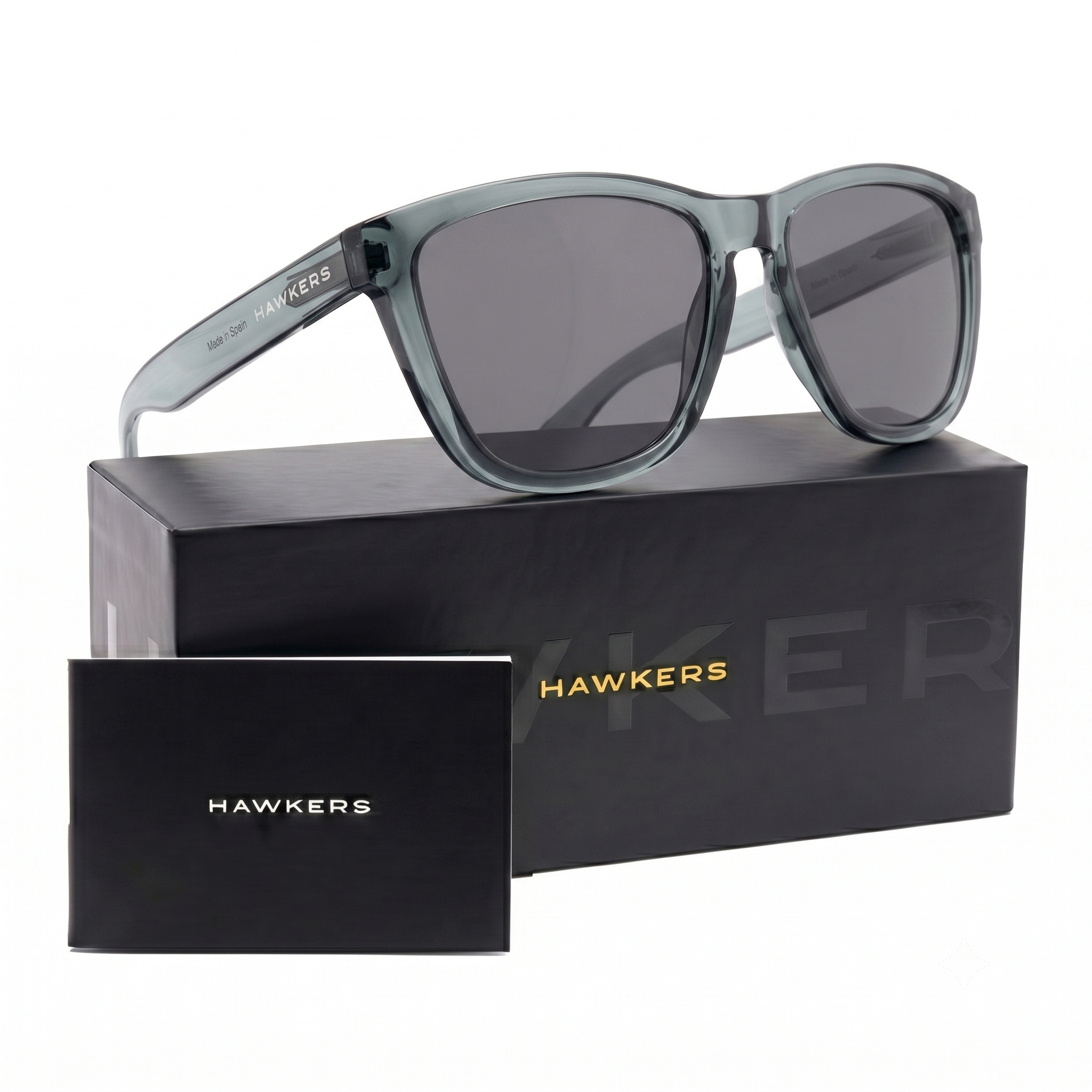 LENTES DE SOL HAWKERS ONE RAW BLACK TRANSPARENT DARK HONR22GBT0 - TALLA 54MM - LOAIZAR.PE - 1