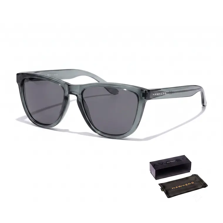 LENTES DE SOL HAWKERS ONE RAW BLACK TRANSPARENT DARK HONR22GBT0 - TALLA 54MM - LOAIZAR.PE - 1