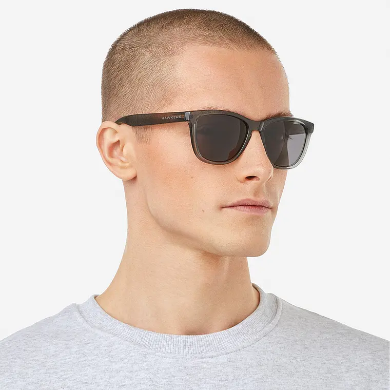 LENTES DE SOL HAWKERS ONE RAW BLACK TRANSPARENT DARK HONR22GBT0 - TALLA 54MM - LOAIZAR.PE - 3