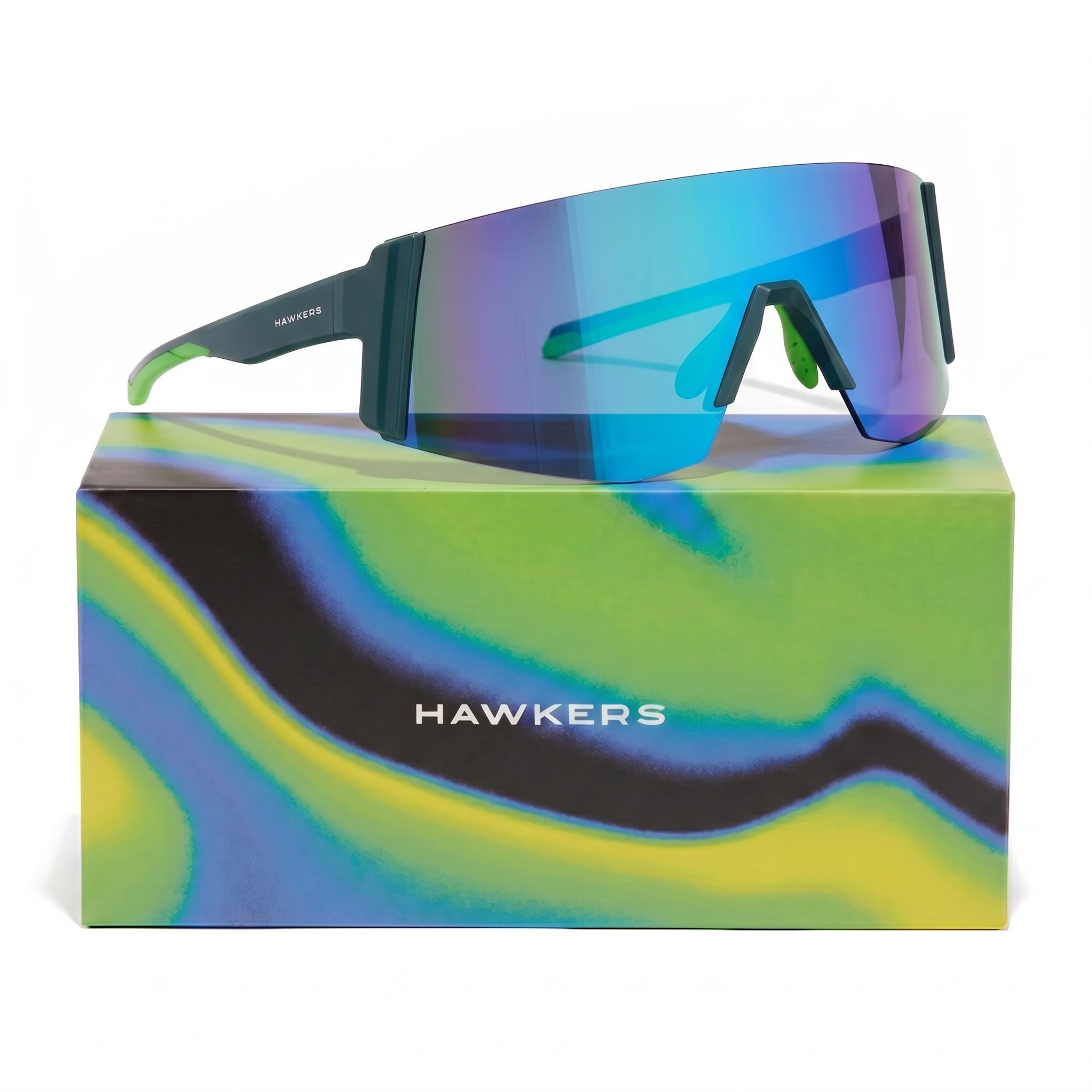 LENTES DE SOL DEPORTIVO HAWKERS LYNX BIG TEAL BLUE HLYB25ELT0 - LOAIZAR.PE - 1