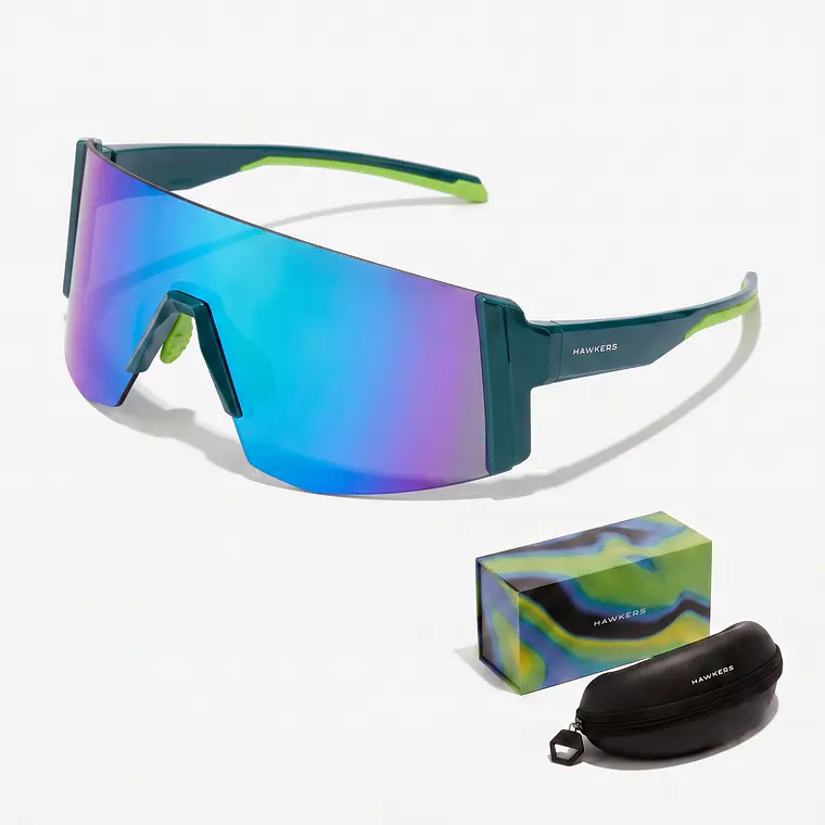 LENTES DE SOL DEPORTIVO HAWKERS LYNX BIG TEAL BLUE HLYB25ELT0 - LOAIZAR.PE - 1