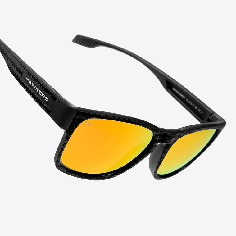 LENTES DE SOL POLARIZADO HAWKERS CORE RAW CARBON FIBER BLACK DAYLIGHT HCRA25NOTP - TALLA 56MM - LOAIZAR.PE - 6
