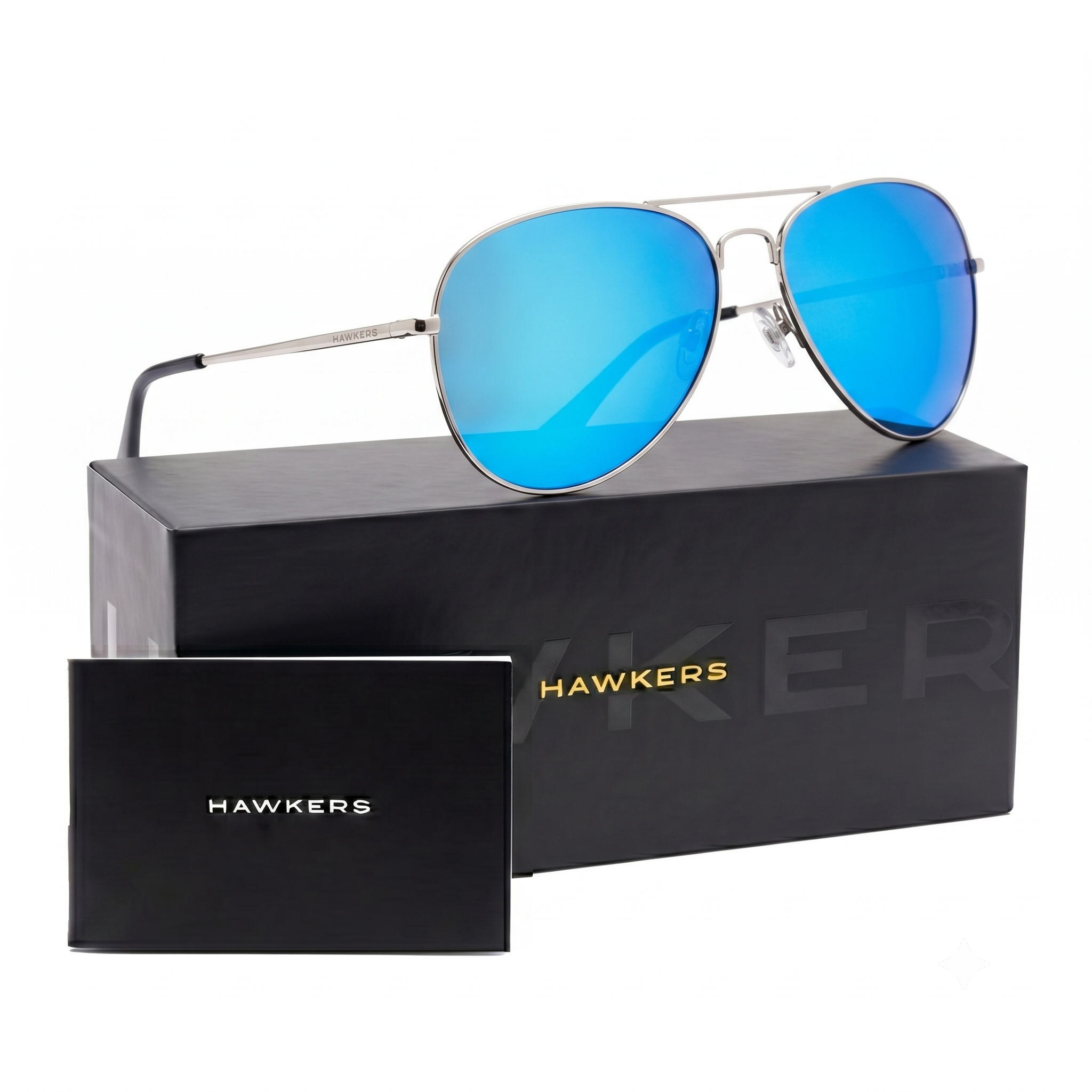 LENTES DE SOL POLARIZADO HAWKERS HAWK SILVER BLUE HHAW22SLMP - TALLA 61MM - LOAIZAR.PE - 1