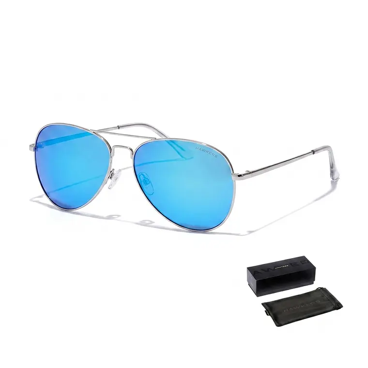 LENTES DE SOL POLARIZADO HAWKERS HAWK SILVER BLUE HHAW22SLMP - TALLA 61MM - LOAIZAR.PE - 1
