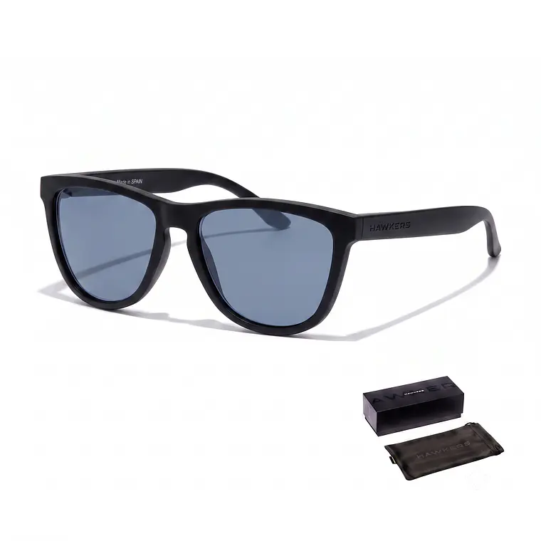 LENTES DE SOL POLARIZADO HAWKERS ONE RAW BLACK CHROME HONR21BSTP - TALLA 54MM - LOAIZAR.PE - 1