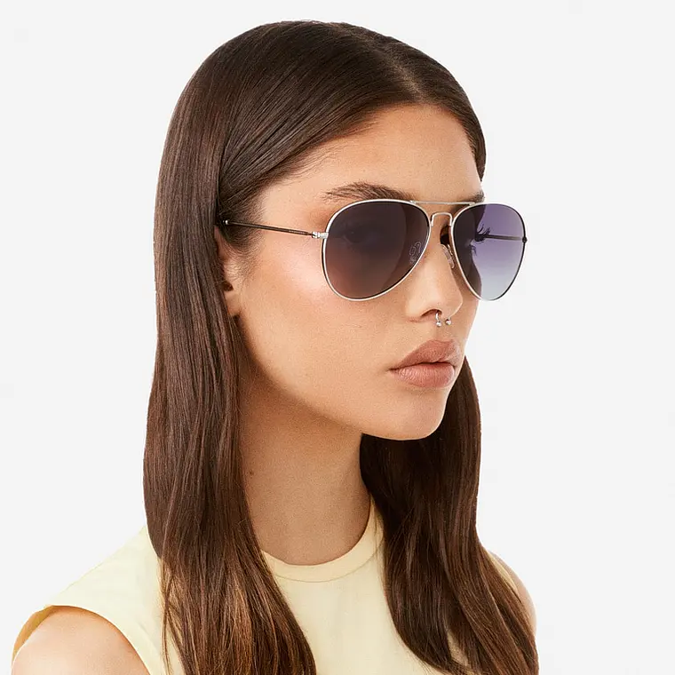 LENTES DE SOL POLARIZADO HAWKERS HAWK SILVER GREY HHAW22SGMP - TALLA 61MM - LOAIZAR.PE - 2