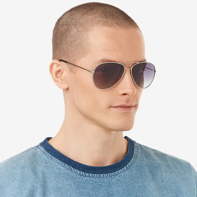 LENTES DE SOL POLARIZADO HAWKERS HAWK SILVER GREY HHAW22SGMP - TALLA 61MM - LOAIZAR.PE - 3