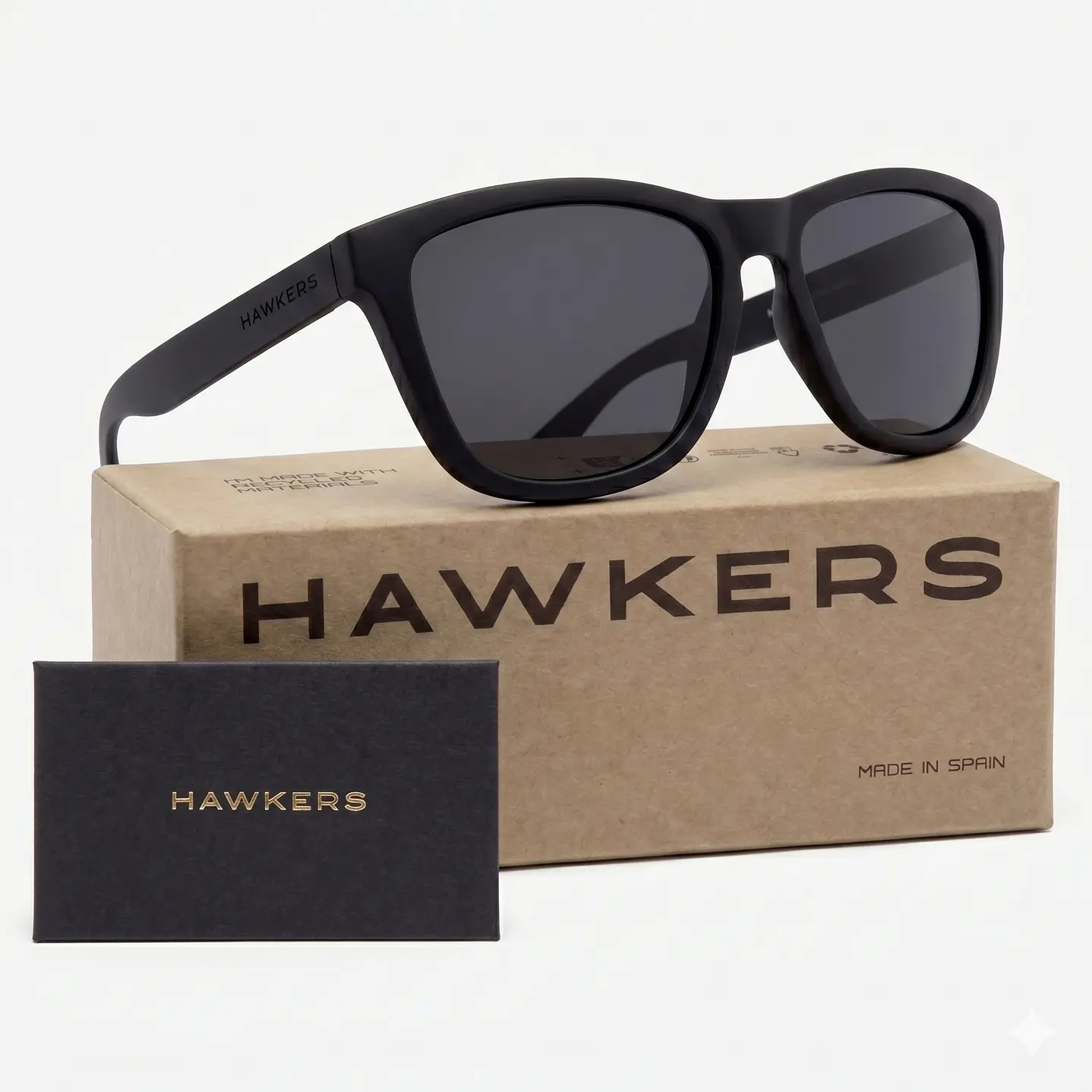 LENTES DE SOL HAWKERS ONE RAW HONR21BBT0 NEGRO MATE BLACK TALLA 54MM - LOAIZAR.PE - 1