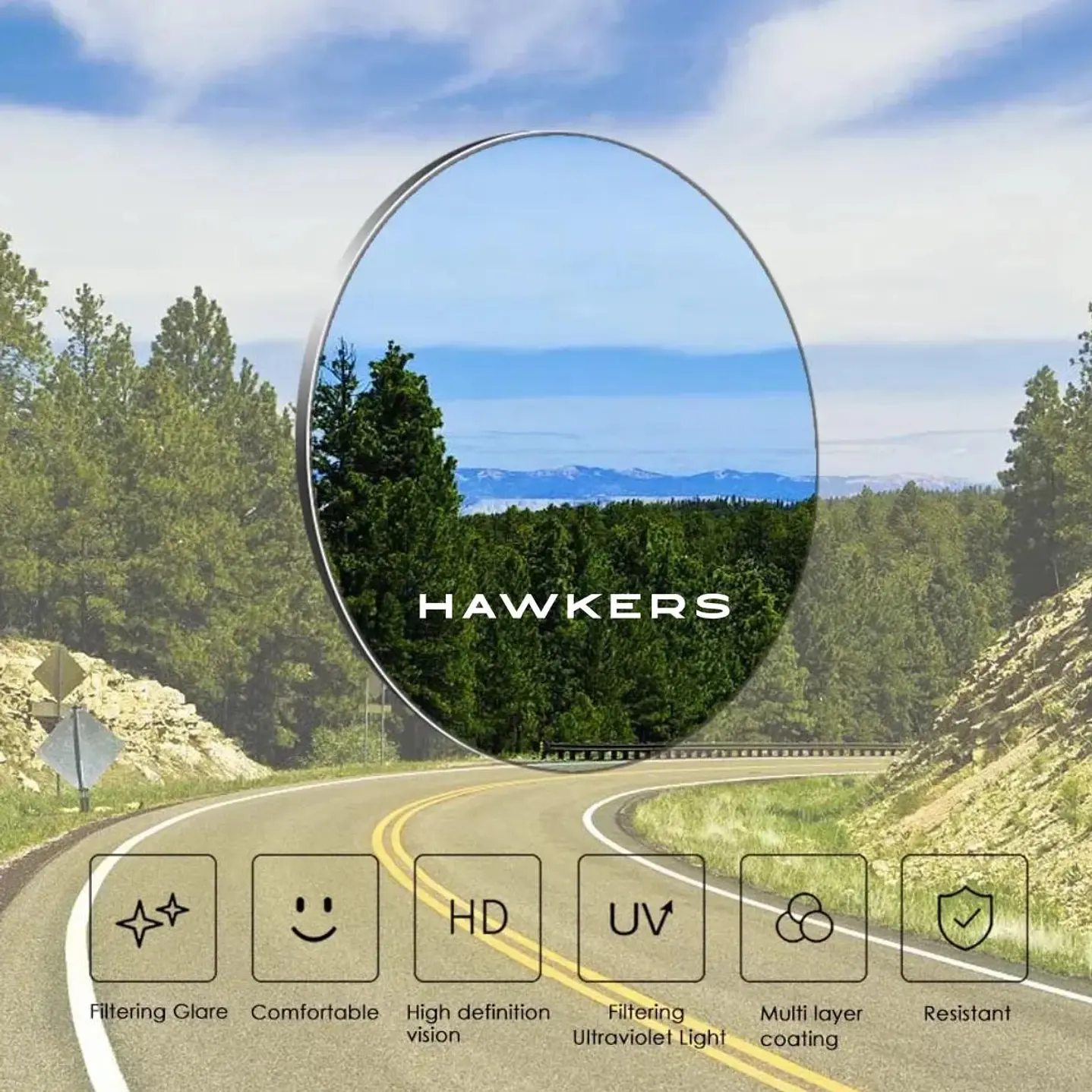 LENTES DE SOL POLARIZADO HAWKERS ONE HOCL22BBTP COLT NEGRO GRIS TALLA 54MM - LOAIZAR.PE - 9