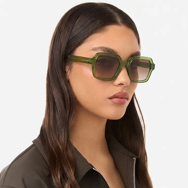 LENTES DE SOL HAWKERS MINIMAL MAX GREEN EARTH HMMX26EWT0 - TALLA 52MM - LOAIZAR.PE - 2