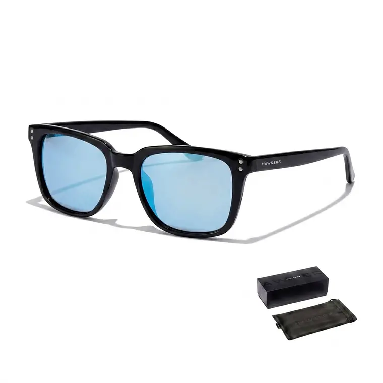 LENTES DE SOL POLARIZADO JACK NEGRO CHROME HJAC22BLTP - TALLA 51MM - LOAIZAR.PE - 1