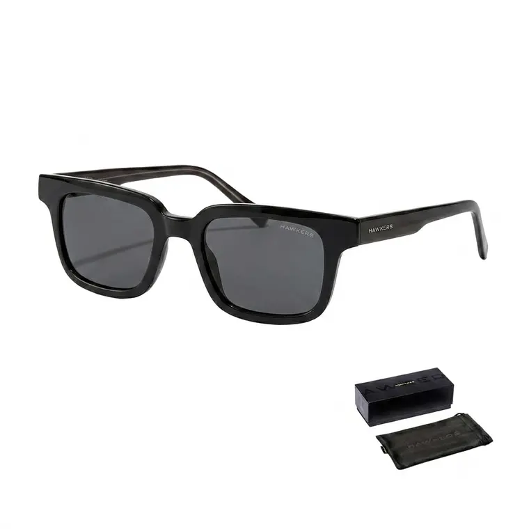 LENTES DE SOL HAWKERS COVENT BLACK DARK ECO HCOV26BBR0 - TALLA 51MM - LOAIZAR.PE - 1