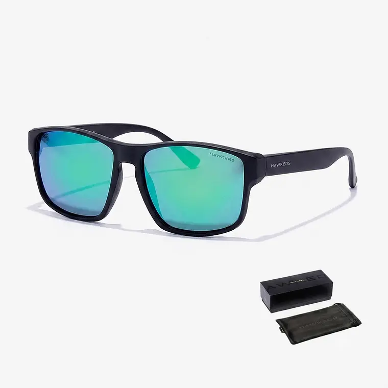 LENTES DE SOL HAWKERS FASTER RAW BLACK EMERALD HFRA22BFT0 - TALLA 58MM - LOAIZAR.PE - 1