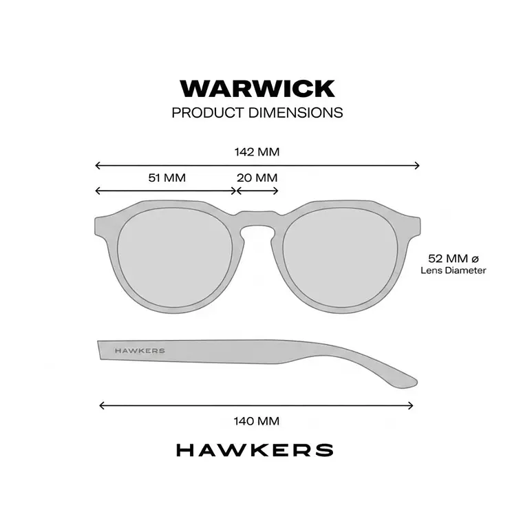 LENTES DE SOL HAWKERS WARWICK RAW HWRA22BLT0 - TALLA 51MM - LOAIZAR.PE - 10