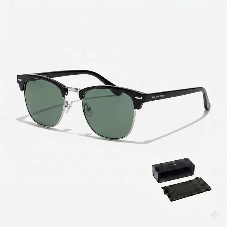 LENTES DE SOL POLARIZADO HAWKERS CLASSIC BOLD HCBO22BETP NEGRO - TALLA 50MM - LOAIZAR.PE - 1