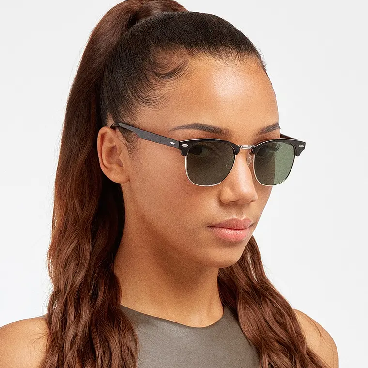 LENTES DE SOL POLARIZADO HAWKERS CLASSIC BOLD HCBO22BETP NEGRO - TALLA 50MM - LOAIZAR.PE - 2