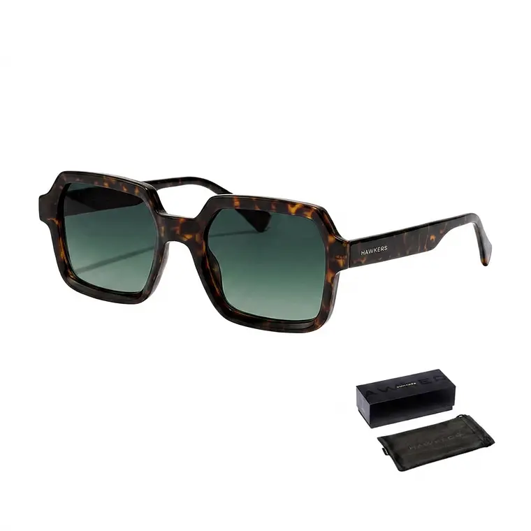 LENTES DE SOL HAWKERS MINIMAL MAX-CAREY GREEN FOREST HMMX24CET0 - TALLA 52MM - LOAIZAR.PE - 1