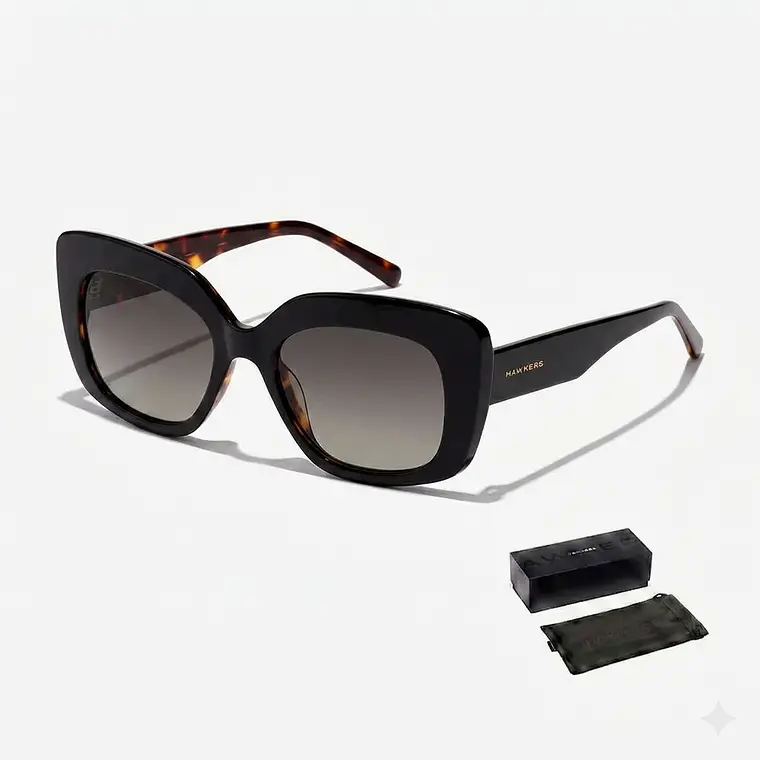 LENTES DE SOL HAWKERS TANGO HTAN24BBR0 CAREY SMOKY BLACK ECO - TALLA 51MM - LOAIZAR.PE - 1