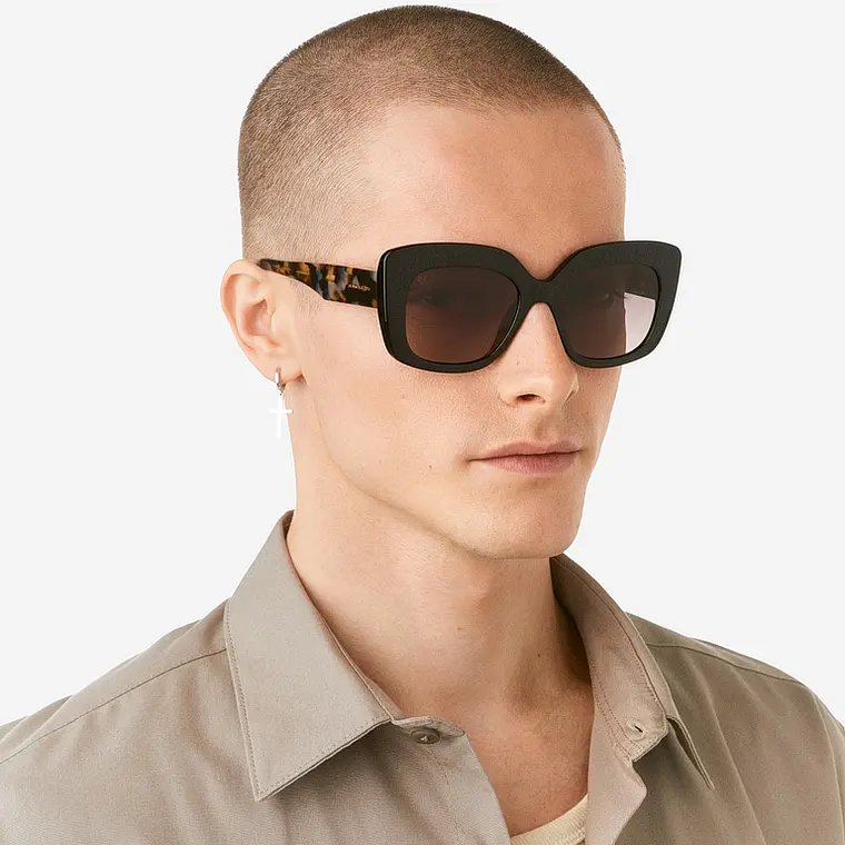 LENTES DE SOL HAWKERS TANGO HTAN24BBR0 CAREY SMOKY BLACK ECO - TALLA 51MM - LOAIZAR.PE - 2