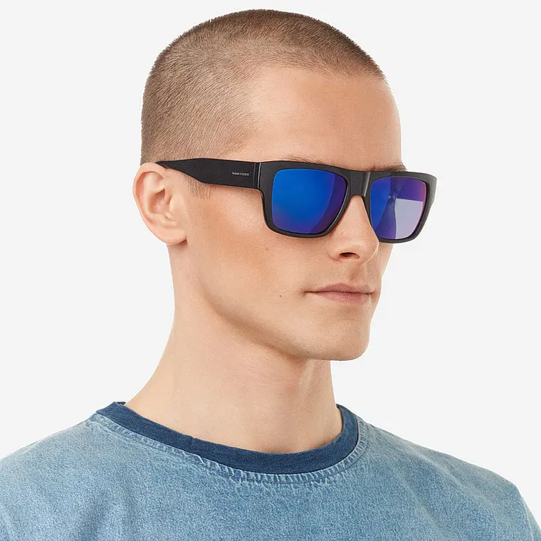 LENTES DE SOL POLARIZADO WAIMEA BLACK REVO HWAI22BLTP UNISEX -  TALLA 55MM - LOAIZAR.PE - 3