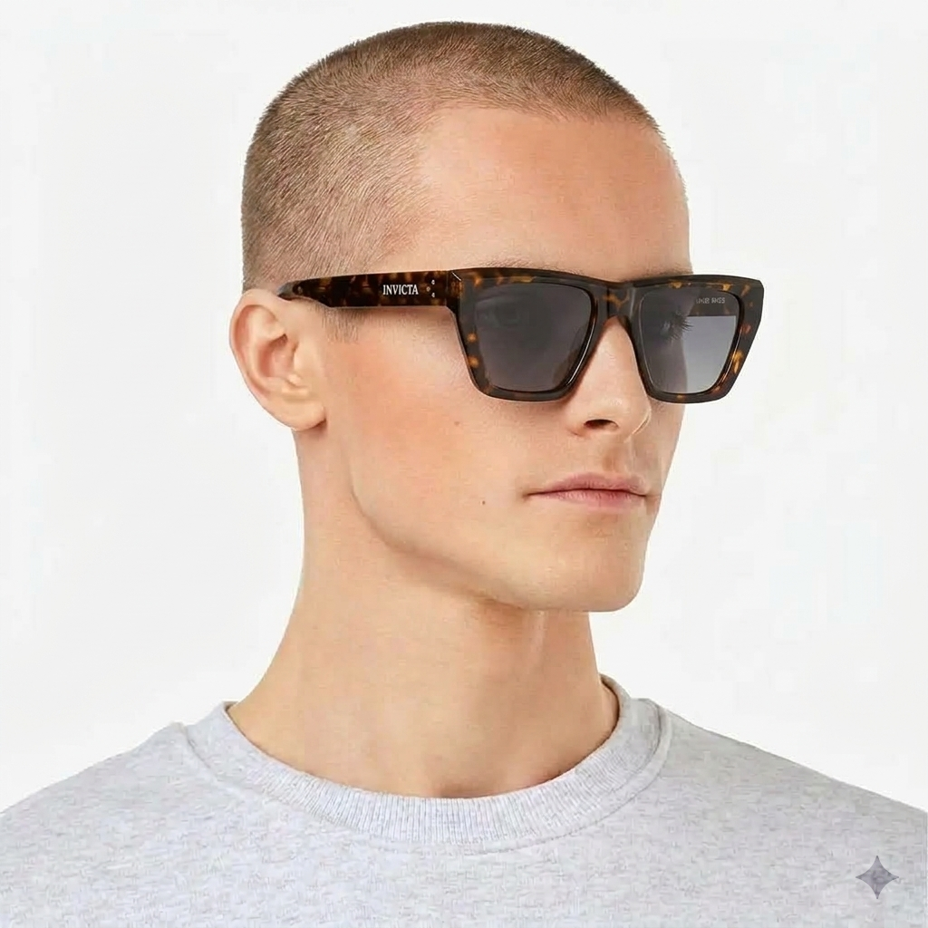 LENTES DE SOL INVICTA I37277-WIL-40-G03 MARRON UNISEX - TALLA 53MM - LOAIZAR.PE - 3