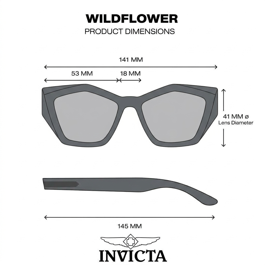 LENTES DE SOL INVICTA I37277-WIL-40-G03 MARRON UNISEX - TALLA 53MM - LOAIZAR.PE - 8