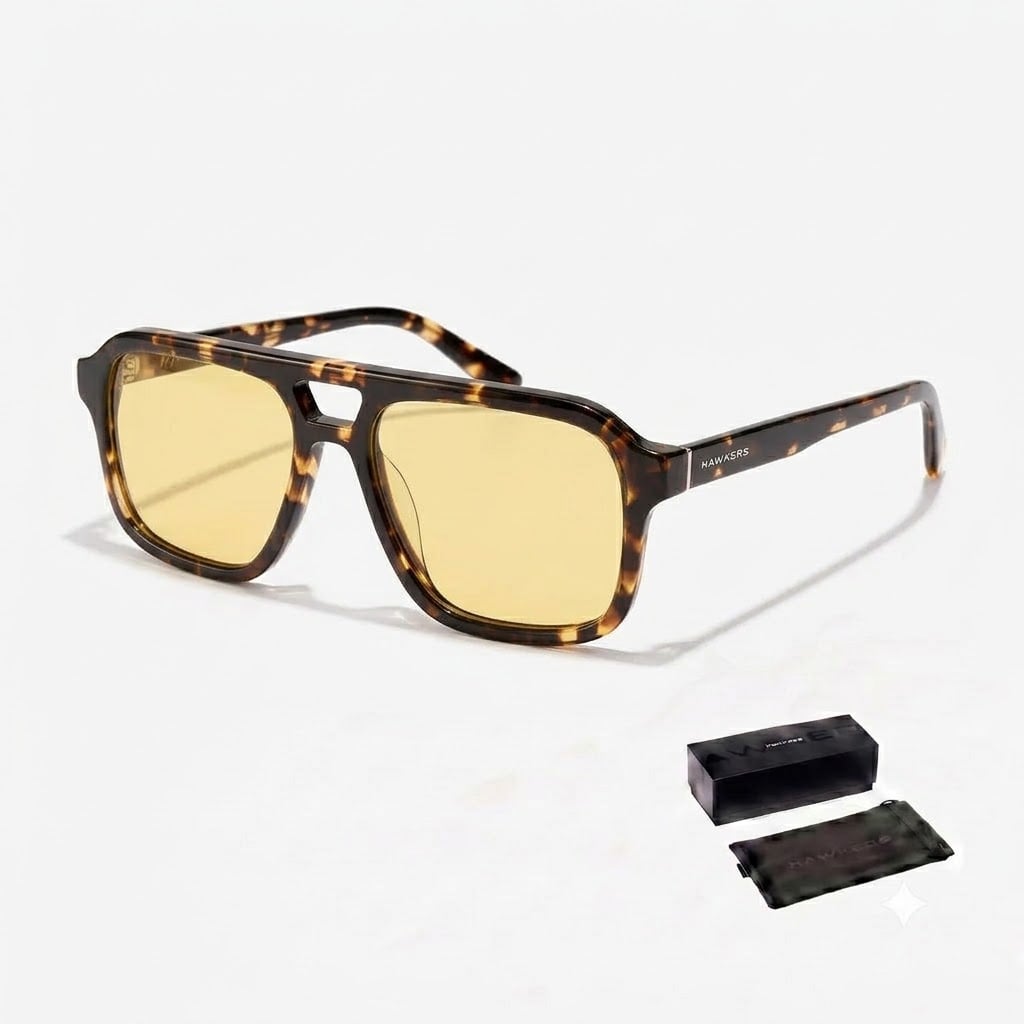 LENTES DE SOL HAWKERS CROUPIER HCRO26CYX0 AMARILLO- TALLA 53MM - LOAIZAR.PE - 1